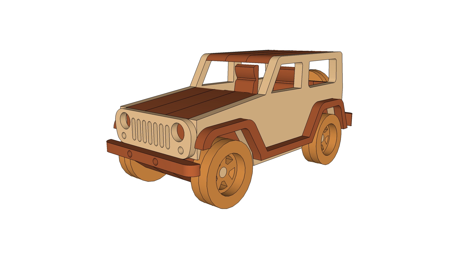 Jeep Wrangler – Plans – DM Idea