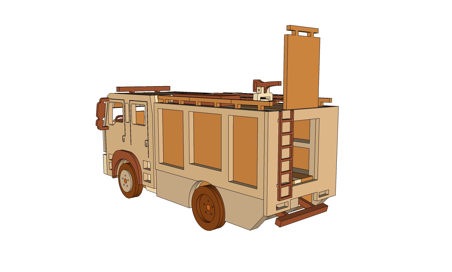Fire Truck – Plans – DM Idea